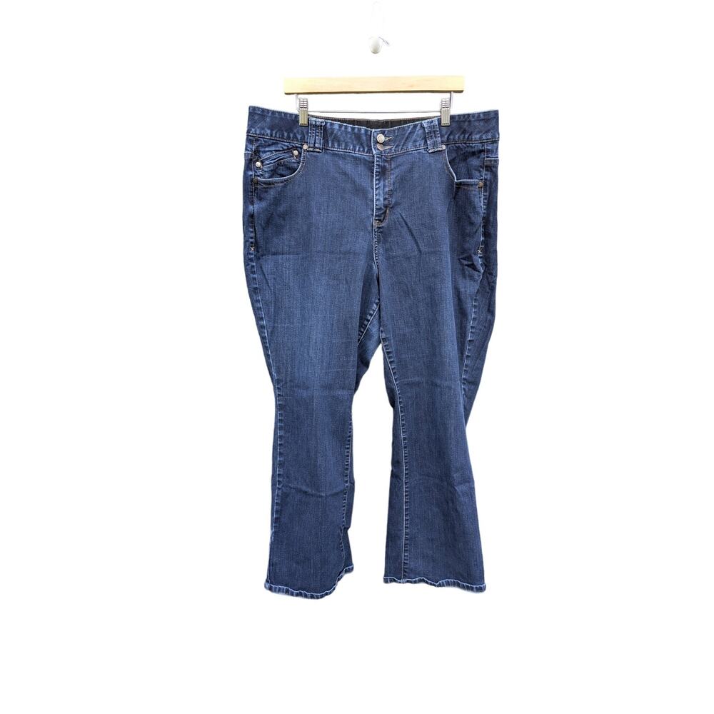 Lane Bryant Straight Leg Tight Tummy Control Jeans Medium Wash Plus Size 20 P